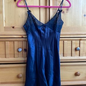 Super sexy black nighty with lace top